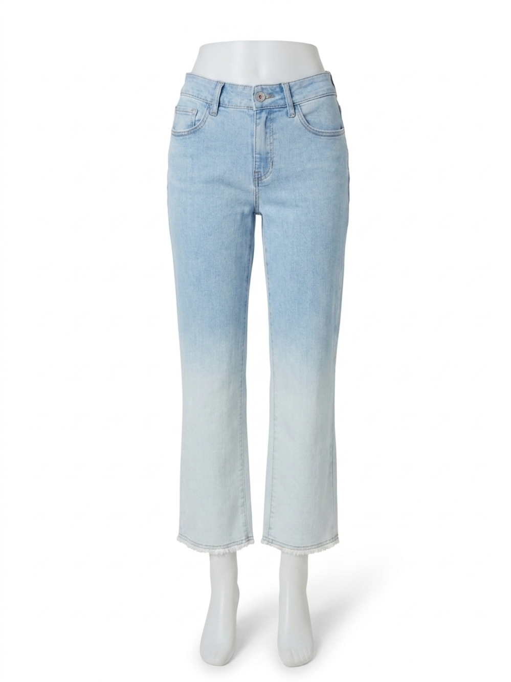 NEW CHARLIE B wide leg crop jean in ombre
